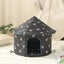 Cat House Dog Nest Waterproof Outdoor Winter Warm Pet Cave Insulated Outside Cat House Home Foldable and Washable Pet House