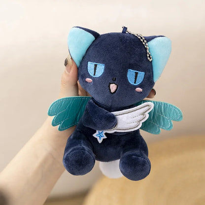 13cm Cute Cat With Wing Plush Doll Pendant Doll Beautiful Room Car Bag Decoration Pendant Opening Holiday Gift