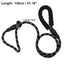 UXCELL Dog Leash Nylon Dog Leash Sponge Handle Reflective Rope for Small Medium Large Dogs Length 130cm 180cm Diameter 1.2cm