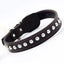 Unisex Studded Dog Collar Adjustable PU Leather Collars for Medium and Large Dogs Pet Necklace for Doberman Big Dogs Products