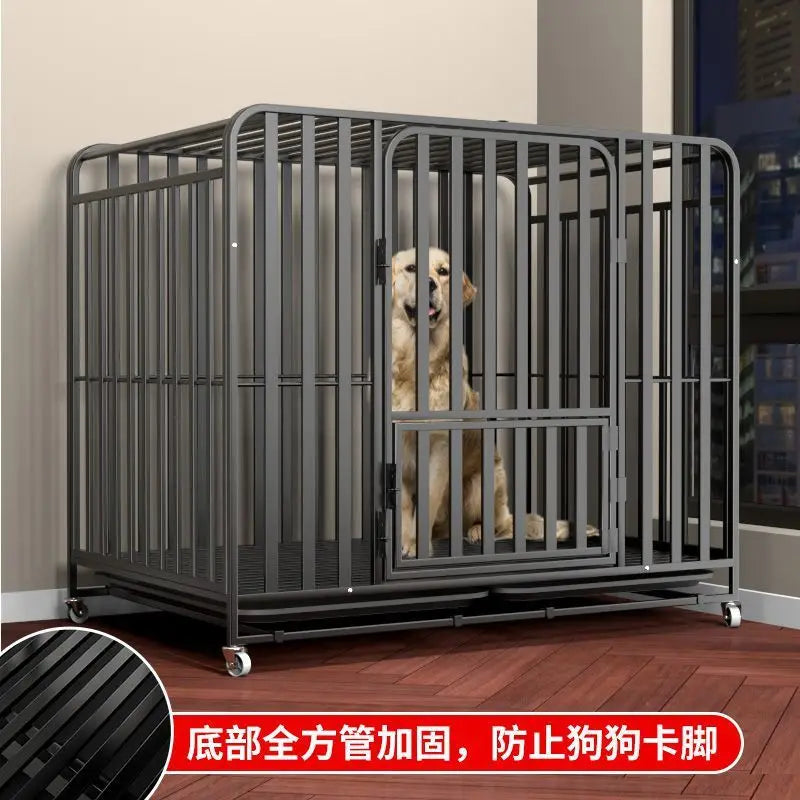 Dog cage Dog cage Large dog Strong mobile dog cage Horse dog Husky special dog cage Bold and thicker