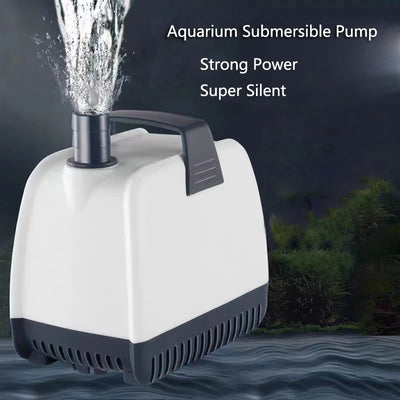15W 25W Bottom Suction Water Pump Aquarium 220V-240V Ultra-Quiet Submersible Pump For Water Cycle and Pumping of the Fish Tank