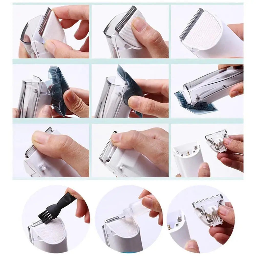 Pet Hair Clipper With Suction USB 3-Speed Vacuum Dog Shaver 1500mAh Rechargeable Low Noise Electric Dog Groomer For Cats