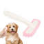Dog Shower Brush Pet Grooming Shedding Massage Brush Bath Brush for Dog & Cat Hair Cleaner Mats Tangled Hair Comb Soft Silicone