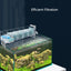 New Fish Tank Waterfall Filter Box Wall Mounted Built-in Silent Circulating Water Purifier For Aquarium Tank Box With Water Pump