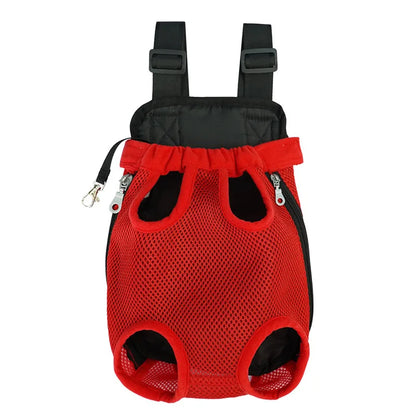 Pet Double Shoulder Portable Dog Backpack Mesh Breathable Carriers Dog Bag for Small Dogs Cat Puppy Outdoor Travel Pet Supplies