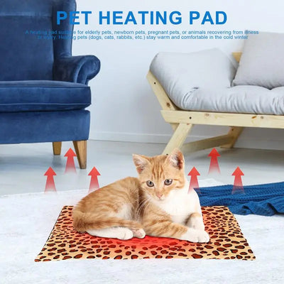 Cat Heating Pad Washable Electric Pet Heating Pad With 3 Adjustable Temperature 27x37cm Washable Electric Pet Heater Warmer Mat