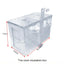Aquarium Accessories Acrylic Fish Breeding Isolation Box Fish Tank Aquarium Breeder Double Guppies Hatching Incubator