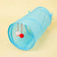 1pc Cat Tunnel Toy, Foldable Polyester Cloth, Rolling Tent,cat Tunnel Cat Toy