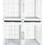 Good Price Veterinary cage Stainless Steel Four Sets of Dog Cat Stainless Steel Pet Cage