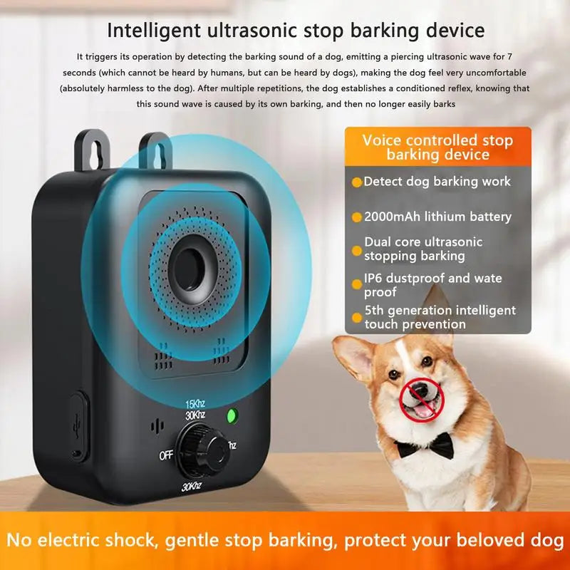 Anti Barking Device Ultrasonic Auto Dog Control Devices Barking Device Stop Dog Barking Deterrents for Dog Training Indoor