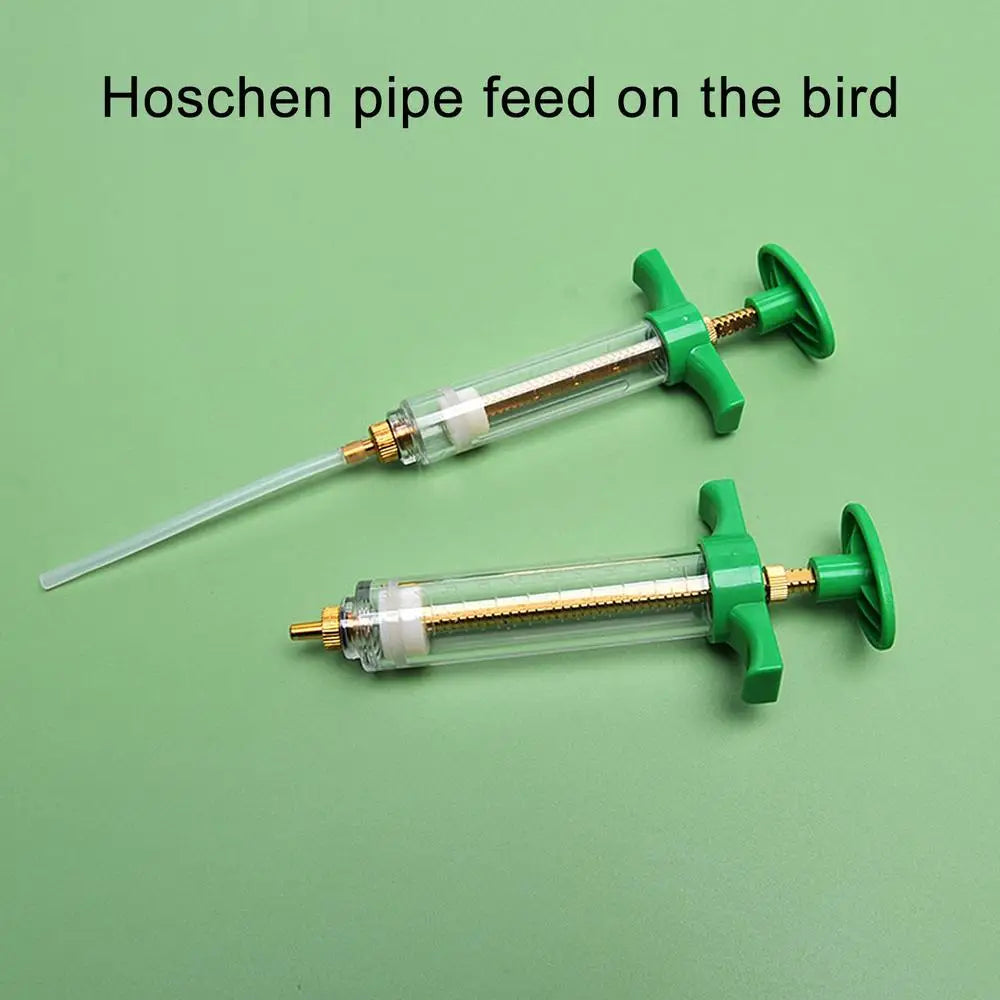 Food Feeder Baby Birds Feeding Injector Kit With Soft Hose And Spoons Lightweight Bird Feeding Supplies For Parrots Pigeons