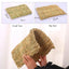 Handmade Straw Woven Pet Chew Mat Pad Pet House Cage Accessories For Hamster Rabbit Chinchilla Guinea Pig Small Pet Products