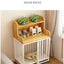 Dog cage household indoor with toilet pulley exquisite workmanship small medium and large dog cage reinforced kennel villa heigh