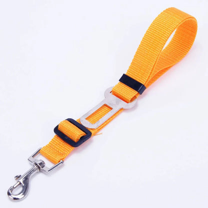 Dog Seat Belt Car Seatbelt Harness for Dogs Adjustable Durable Nylon Reflective Bungee Fabric Tether Car Travel Supplies for Pet