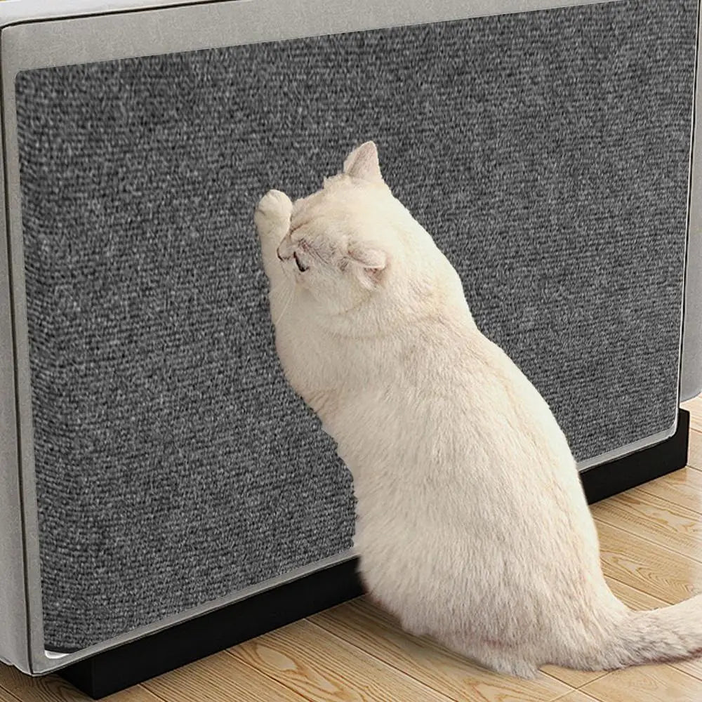 Cat Scratching Mat Self-Adhesive Trimmable Carpet Cat Pet Scratcher for Anti-scratching Sofa Furniture Protection Cat Accessorie