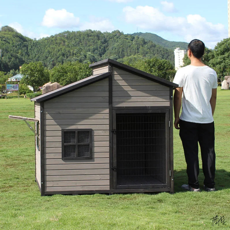 Small puppy house outdoor water rot kennel kennel kennel rural large medium and small outdoor villa