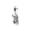 New 925 Silvering Disney Cute Bird Tiger Duck Dog Rabbit Salamander Charm Bead fit Original Bracelet Trinket DIY Women Jewelry