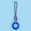 Interactive Training Dog Toys for Small Medium Dogs Rubber Spiked Ring with Rope Chewing Toys Dog Teeth Cleaning Pet Supplies