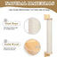 Cat Wooden Furniture Wall Mounted Scratching Posts Hammock Platform Extended Cat Scratching Post for Cat Health and Play indoors