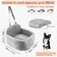 UXCELL Fashion Dog Car Seat Casual Solid Dog Beds Mats for Small Medium Dog Removable Safe Comfortable Travel Dog Supplies