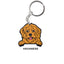 Cartoon Cool Dogs Keychains Bulldog English Springerspaniel Keyrings Maltese Greyhound Key Chains Husky Keeshond Key Rings Gifts
