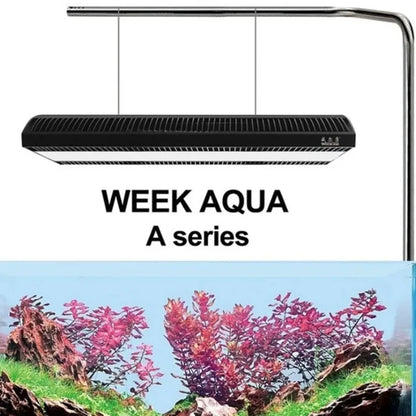 WEEK AQUA A430 Pro Full Spectrum Aquarium Led Light Fish Tank Aquatic Plants Light with APP Bluetooth Controller and Shade Plate
