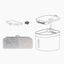 Pet Fountain Filter Replacement Activated Carbon Fountain Filter Replacement For Dog Easy To Apply Water Fountain Filters Cat