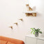 Tree For Cats Wall Mounted Scraper Tower For Cats Sisal Steps Cat Climbing Shelves Vertical Scratcher Pet Accessories Cat Toy