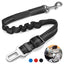 Dog Seat Belt Car Seatbelt Harness for Dogs Adjustable Durable Nylon Reflective Bungee Fabric Tether Car Travel Supplies for Pet