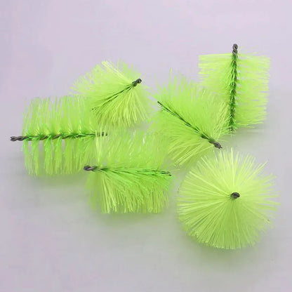 6pcs Aquarium Filter Brush Nylon Skimmer Brush Replacement Filtration System Aquarium Fish Tank Cleaner Tools Noise Reduce New