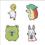 Funny Animal Sets Enamel Pins Cartoon Anime Figure Ghost Spooky Cute Cat Bird Brooches Backpack Lapel Badge Punk Jewelry Gifts