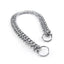Chain Dog Training Choke Collar Adjustable Double Row Stainless Steel Chain Slip Collar Strong & Durable Dog Slip P Chain Collar