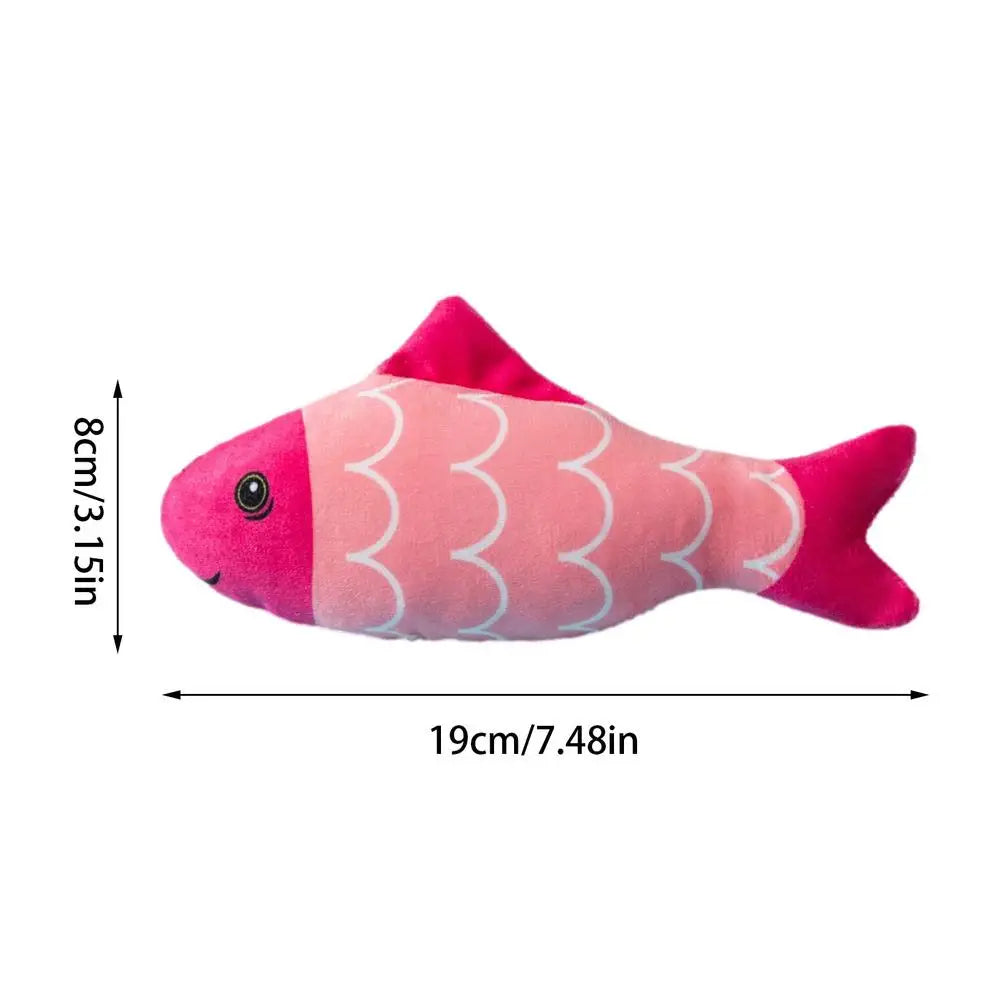 Cat Chew Stuffed Fish Interactive And Attractive Chew Toys With PP Cotton For Cats Pet Exercise Toys For Study Room Cat House
