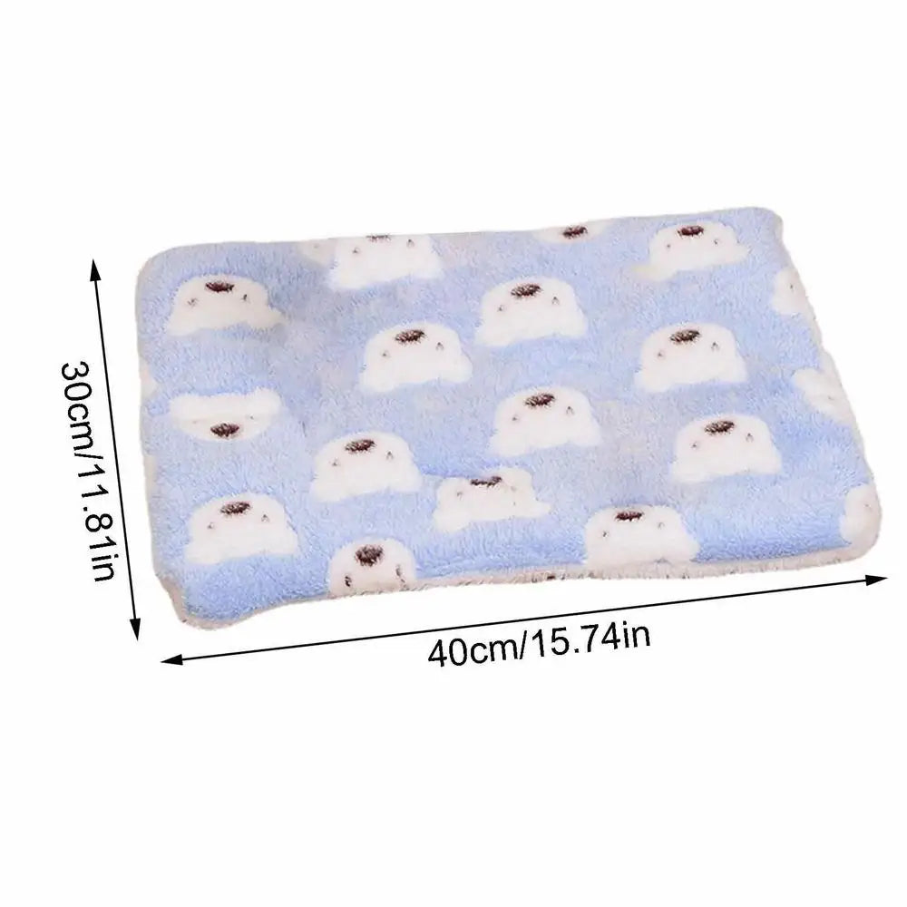 Cozy Cat Calming Blanket Super Soft And Warm Flannel Pet Blankets Soft And Warm Machine Washable Sleeping Mat For Dogs Cats Cold