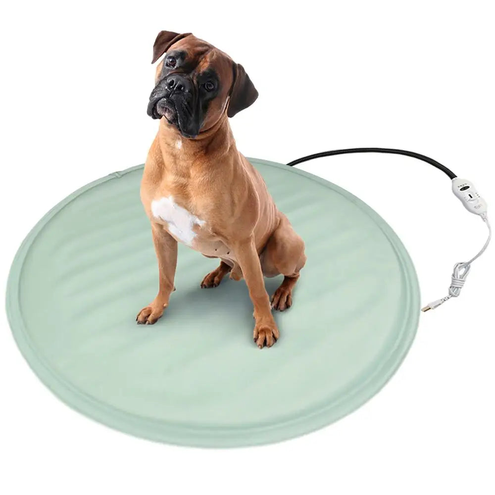 Pet Warming Pad, Indoor Pet Beds, Auto Temperature Control, Heated, Chew Resistant, Anti Slip Cat Pad, Winter for New Born Puppy