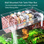 Fish Tank External Filter Box Acrylic Filter Dry and Wet Separation Small Silent External Suspend Aquarium Drip Overflow New