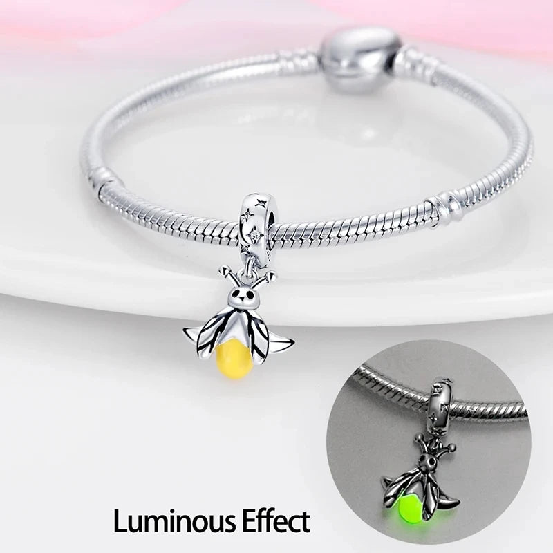 New 925 Sterling Silvering Butterfly Bees Bird Charm of ley 925 Chain Beaded Fit Original Pandora Bracelet DIY Ladies Jewelry