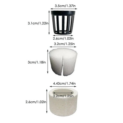 Aquarium Plant Weights Ceramic Water Plant Weights Pot Anti-Floating Aquarium Decoration Fish Tank Landscape Decoration