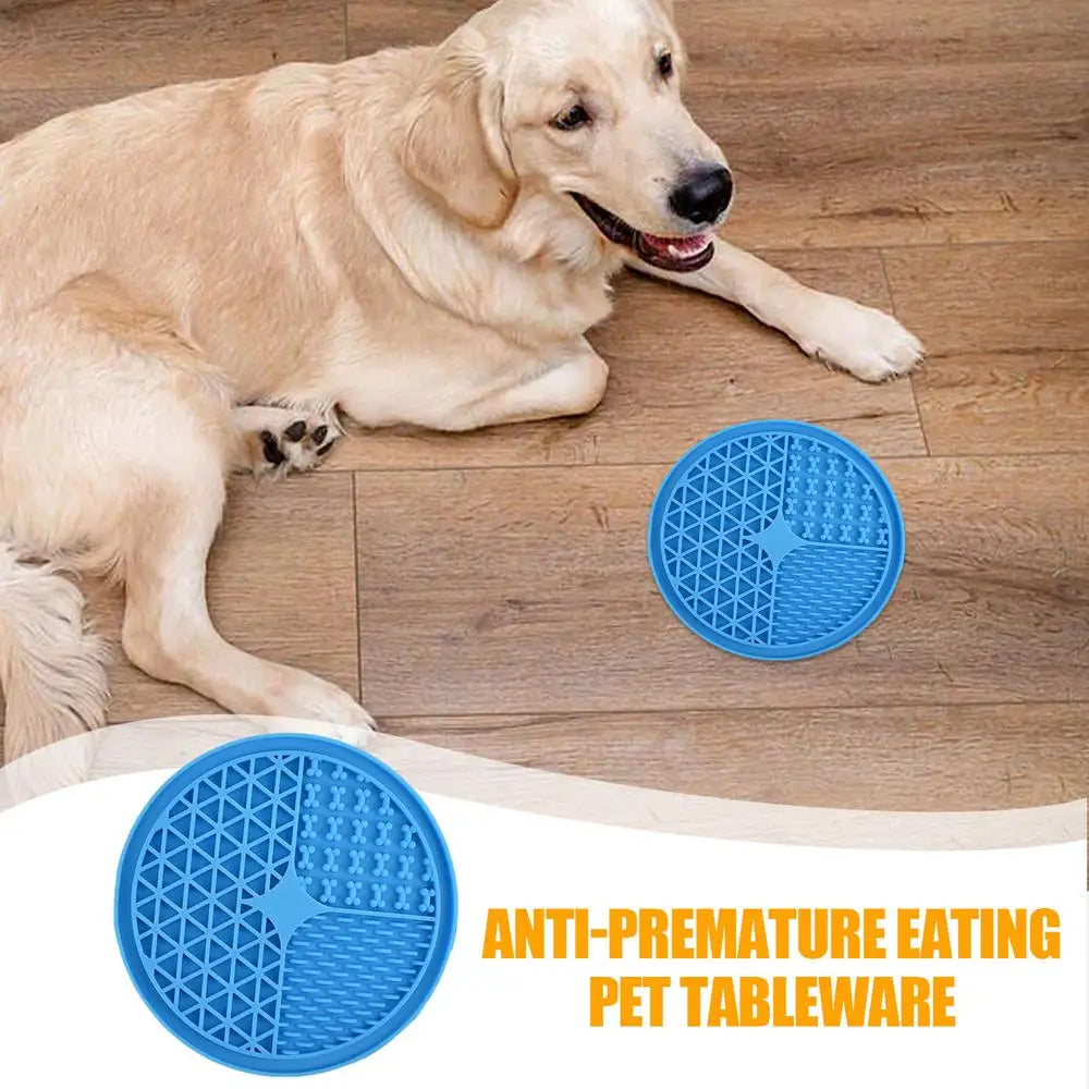 Food-Grade Silicone Dog Lick Mat Safe Soft Slow Feeders Dog Lick Pad Healthy Eating Non-Slip Dog Licking Mat Pet Feeding for Pet