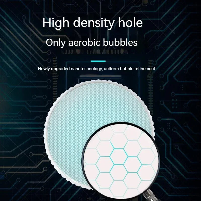 Aquarium Nano Bubble Tray Durable Non- Toxic Reusable Air Stone for Fish Tank Bubble Diffuser Oxygen Pump Accessories acuario
