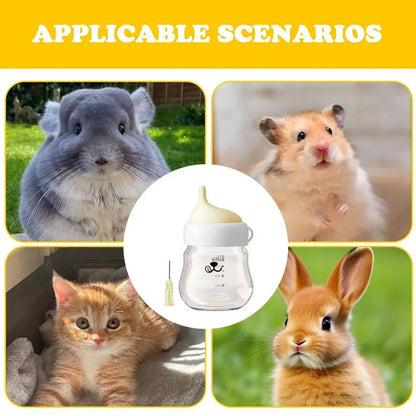 Feeding Bottle For Kittens Puppies Kitten Nursing Bottles Pet Anti-Choke Milk Feeder Non-Bloating Portable Preferred NewbornUse