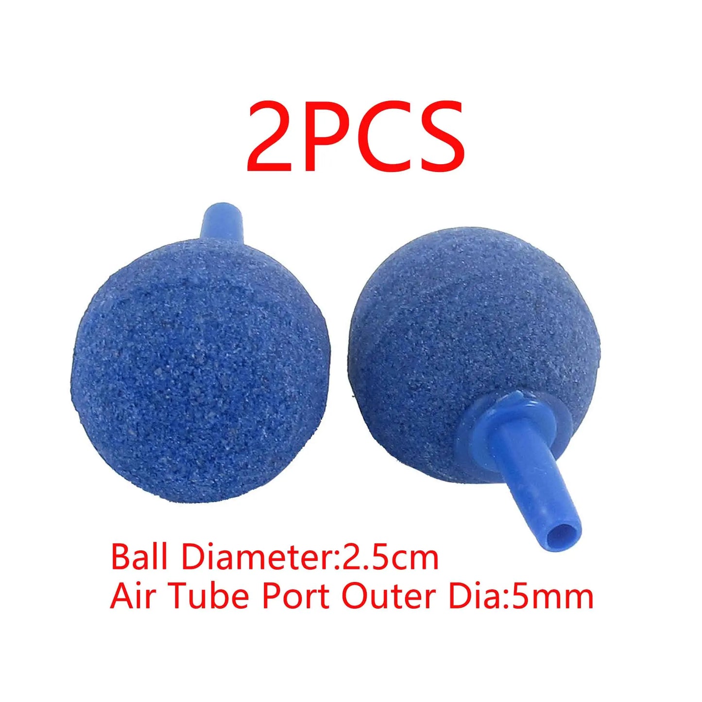UXCELL Air Pump Sand Stone Set Aquarium Oxygen Parts Air Stone Bubble Fish Tank Aerator Ball Shaped Mineral Bubble Accessories