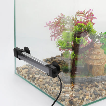UXCELL 20CM Aquarium LED Light 8W Fish Tank Light 7 Color Timer Function 1 Set  for Fish Tank Fish and Aquatic Pet
