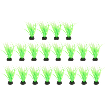 UXCELL 10/20 Pcs Aquarium Artificial Plastic Plants Water Weeds Ornament Fish Tank Plant Flower Grass Decoration Accessories