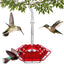 Hummingbird Feeders For Outdoors Hanging Portable Hummingbird Feeders Bird Hanger Feed Feeding Hexagon Easy To Clean Pet Feeder