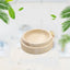 Smooth Wooden Hamster Feeding Bowl Hamster Food Bowl Small Animal Round Feeding Dish for  Chinchilla Hamsters Gerbils Mice