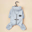 Dog Raincoat Quick Dry Pet Reflective & Adjustable Rain Poncho Jacket Waterproof & Windproof Puppy Hooded Cloak 4 Legs Raincoat