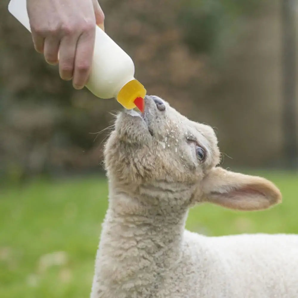 Feeding Milk Drinking Nipple Plastic Connect With Sprite Cokes Bottle Milk Drink Soft Pacifier For Sheep Goat Lamb Dog