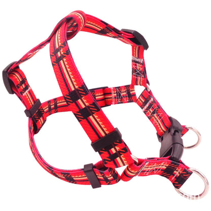 Luxury Designer Dog Harness for Chihuahua Bohemia Print Durable Walking Pet Collar Supplies Medium Big Puppy Leash Accessories